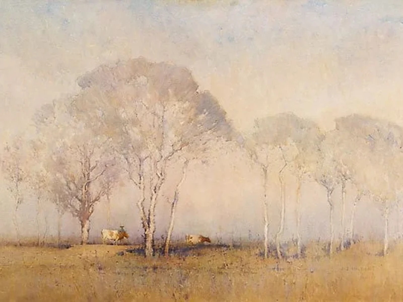 1881-Jesse Jewhurst Hilder - Laguna prosciugata (1911)